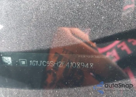 2015 Chevrolet Sonic Lt Auto from USA, damaged, VIN 1G1JC5SH2F4108948